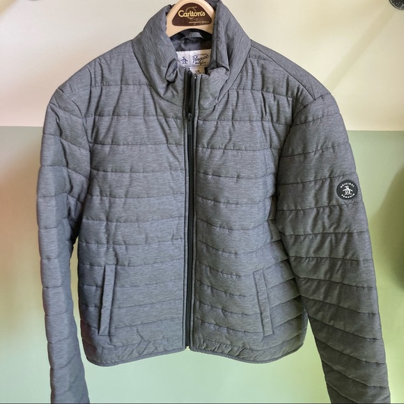 Original Penguin Other - NWOT Original Penguin Charcoal Gray Puffer Coat, L